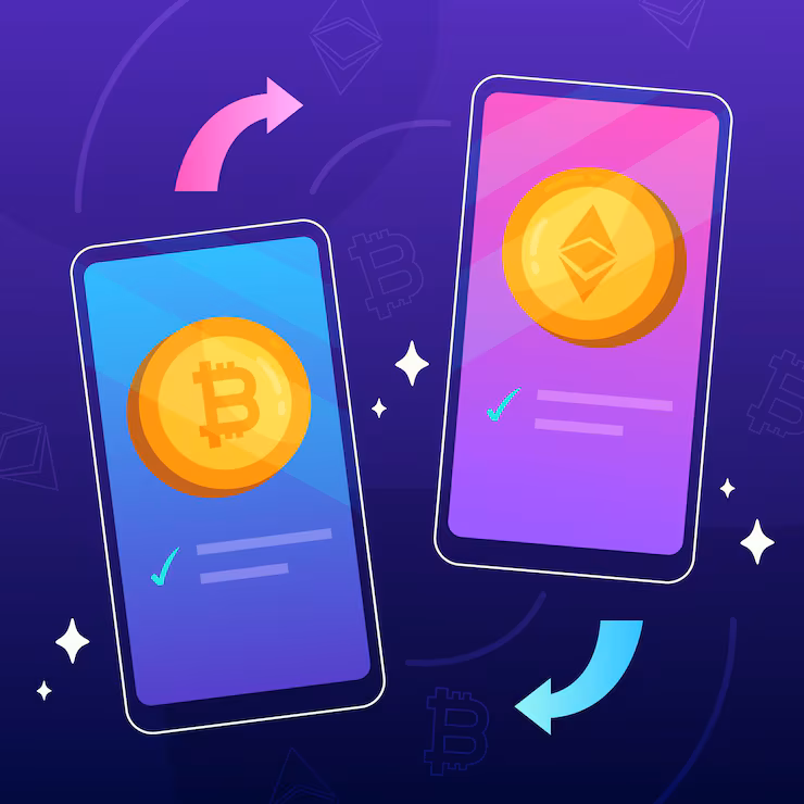 Cryptocurrency exchange trading interface