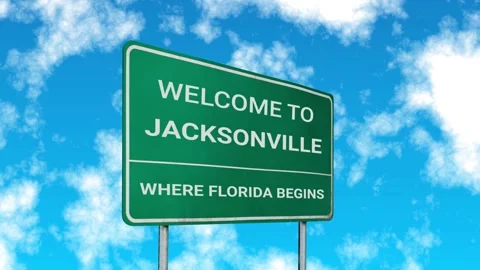 Welcome to Jacksonville, Florida sign